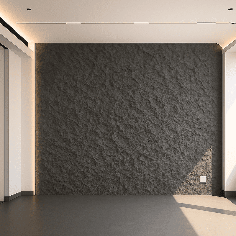 Flexible Faux Stone Wall Panel - Dark Grey